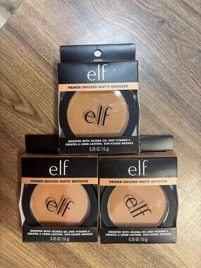 Elf Forever Sun-kissed Primer Infused Matte Bronzer - New In Box